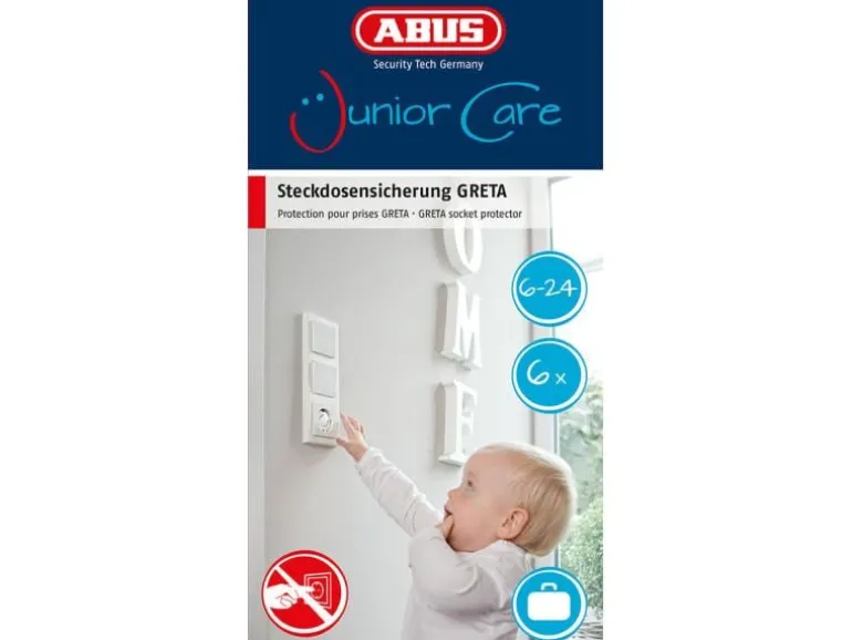 Abus Steckdosenschutz Emma 5 Stück, Weiss