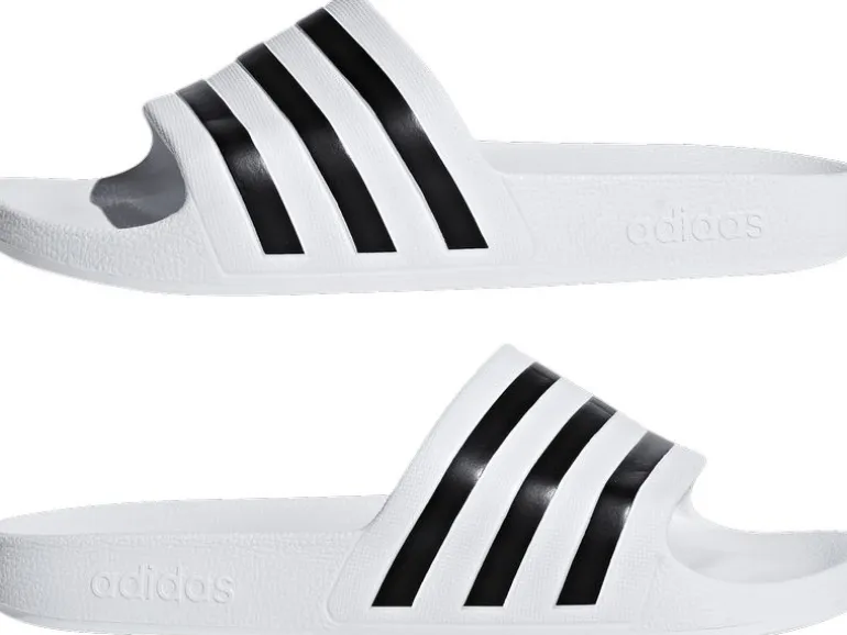 adidas Adiletten AQUA Weiss, 42