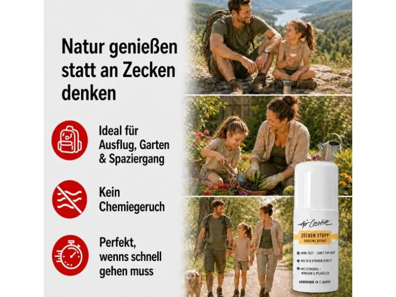 Air Creative Körper Roll-on Zeckenstopp 60 ml
