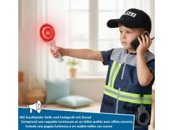 alldoro Polizei Rollenspiel-Set 9-teilig mit LED-Blaulicht und Sound