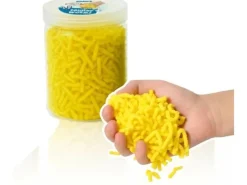 alldoro Squishy Worms Gelb, Kunststoff, 120 g