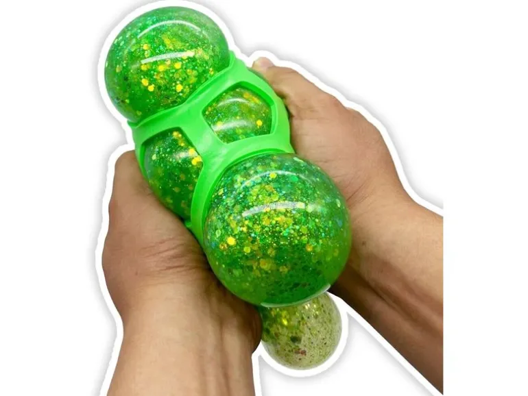 alldoro Stress Ball XXL Mesh Squishy grün 11 cm