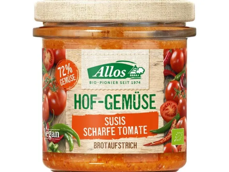 Allos Bio Brotaufstrich scharfe Tomate 135 g