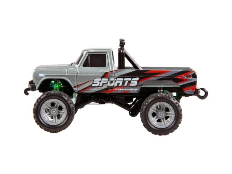 Amewi Monster Truck Die Cast 1:64 RTR, Grau