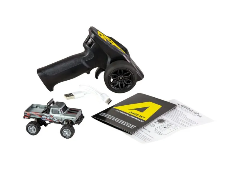 Amewi Monster Truck Die Cast 1:64 RTR, Grau