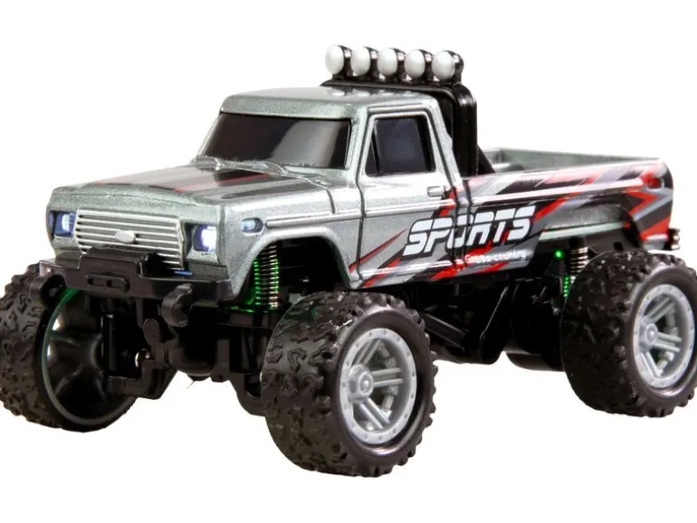 Amewi Monster Truck Die Cast 1:64 RTR, Grau