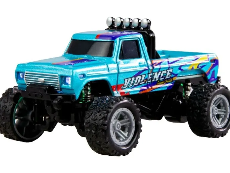 Amewi Monster Truck Die Cast 1:64 RTR, Blau