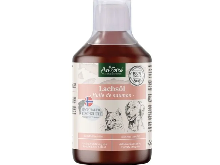 AniForte Hunde-Nahrungsergänzung Lachsöl, 500 ml