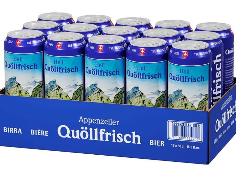 Appenzeller Bier Bier Quöllfrisch 15 x 0.5 l