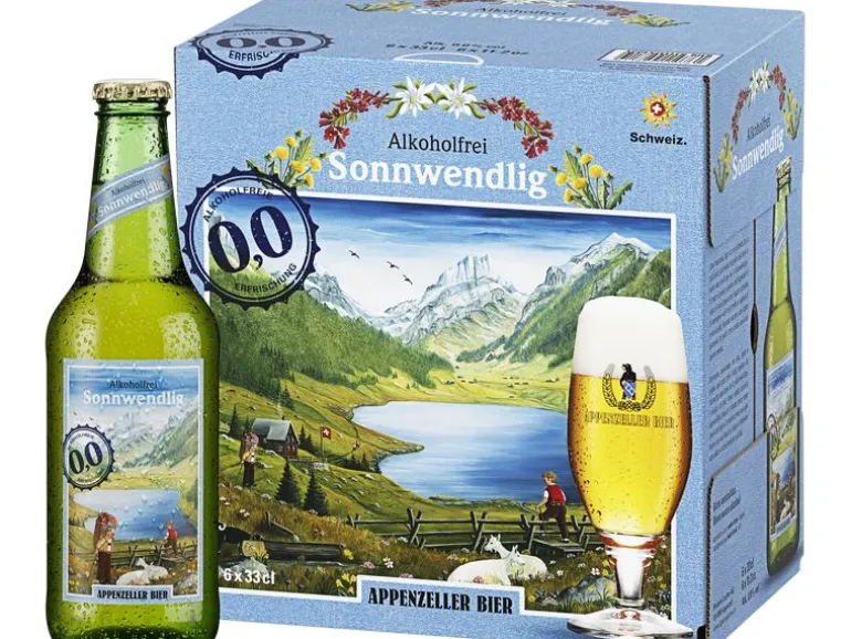 Appenzeller Bier Bier Sonnwendlig alkoholfrei 6 x 0.33 l