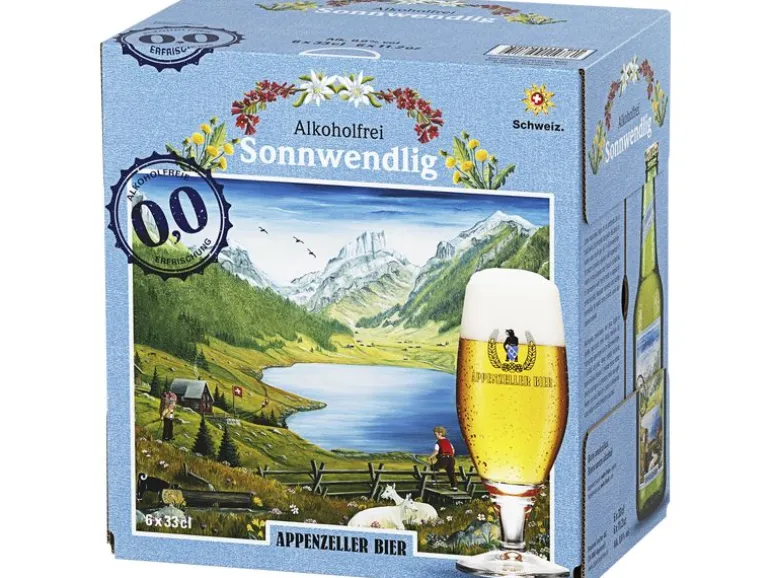 Appenzeller Bier Bier Sonnwendlig alkoholfrei 6 x 0.33 l