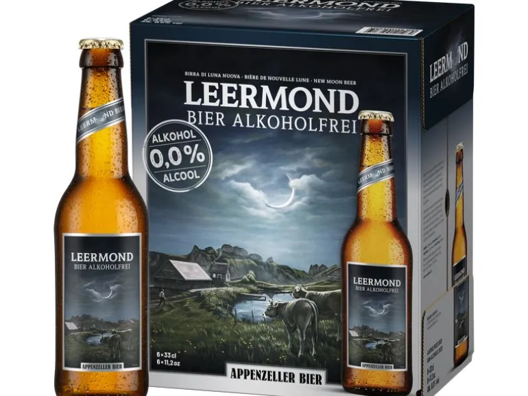 Appenzeller Bier Leermond 0.0% alkoholfrei 6 x 0.33 l