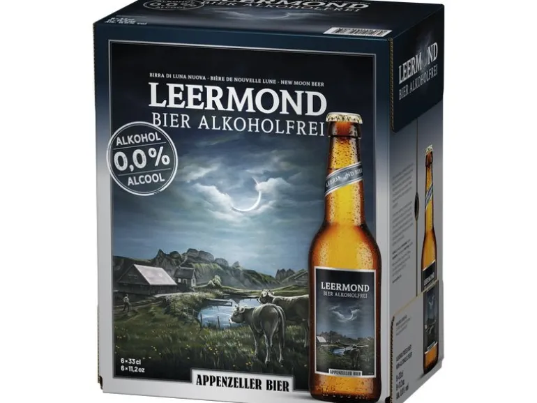Appenzeller Bier Leermond 0.0% alkoholfrei 6 x 0.33 l