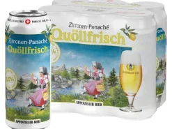 Appenzeller Bier Quöllfrisch Bier Zitronen Panaché alkoholfrei 6 x 0.5 l