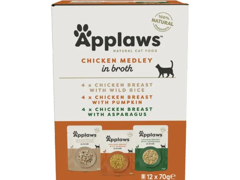 Applaws Nassfutter Multipack Chicken Selection 12 x 70 g