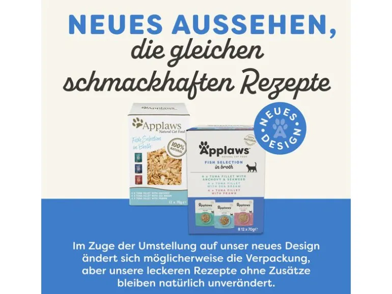 Applaws Nassfutter Multipack Fish Selection 12 x 70 g