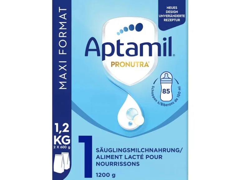 Aptamil Anfangsmilch Pronutra 1, 2x 600 g