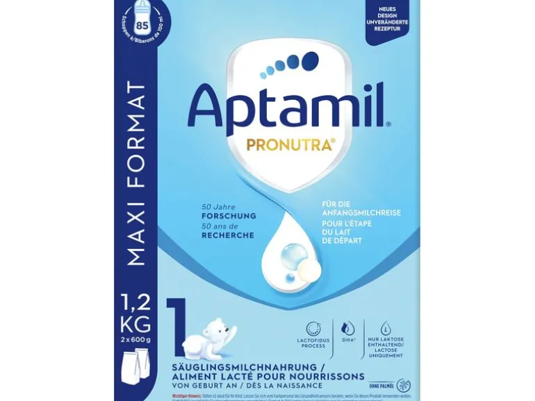 Aptamil Anfangsmilch Pronutra 1, 2x 600 g