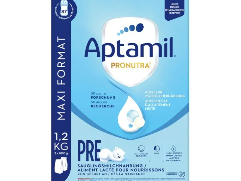 Aptamil Anfangsmilch Pronutra Pre, 6x 600 g