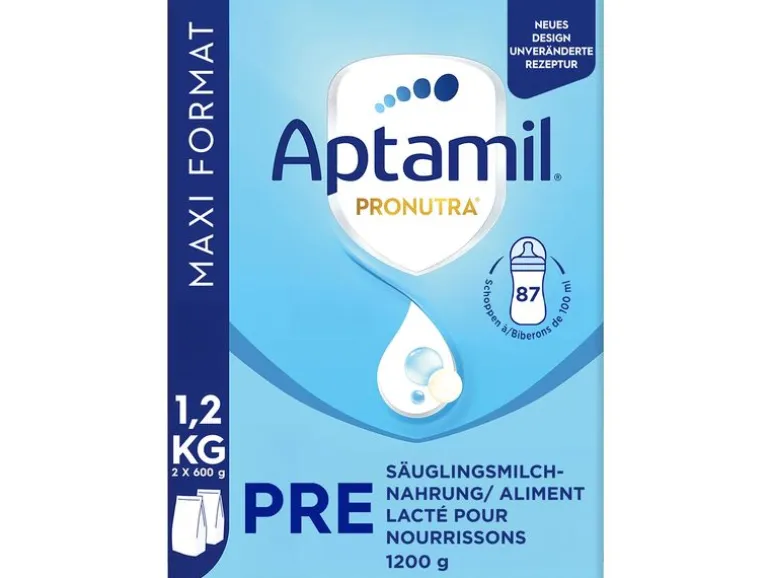 Aptamil Anfangsmilch Pronutra Pre, 6x 600 g