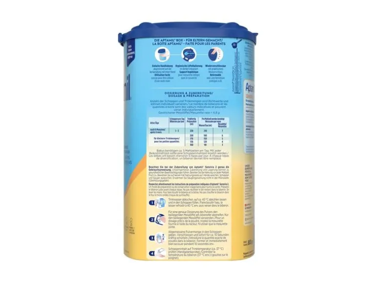 Aptamil Folgemilch Sensivia 2, 4x 800 g