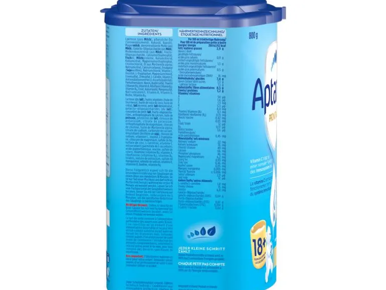 Aptamil Juniormilch Pronutra Junior 18+ Nature, Monatsbox 4x 800 g