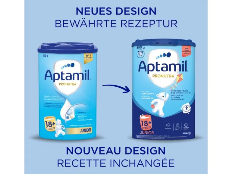 Aptamil Juniormilch Pronutra Junior 18+ Nature 800 g