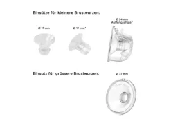 ARDO Brustglocke Hands-Free 2er Set 27 mm