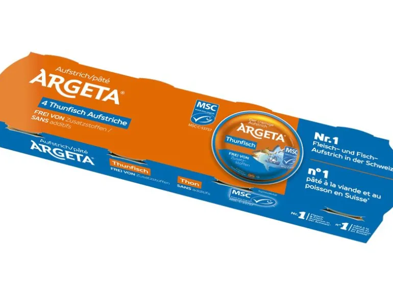 Argeta Brotaufstrich Thunfisch MSC 4 x 95 g