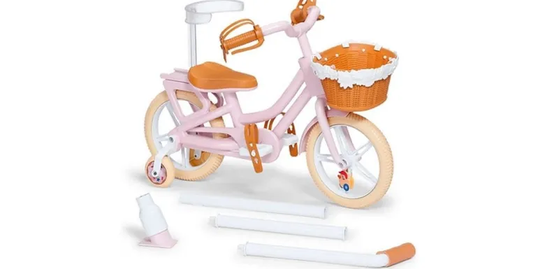 Baby Born Fahrrad mit Welpen Lucky und Stützrädern