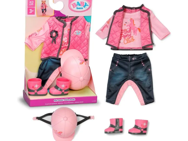 Baby Born Puppenkleidung Reit Outfit 43 cm