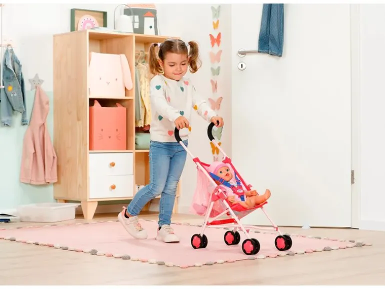 Baby Born Puppenwagen mit Tasche Pink