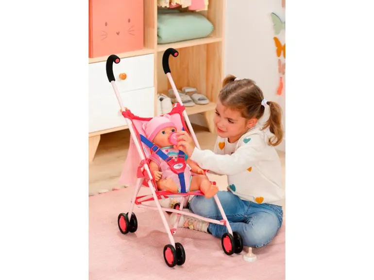Baby Born Puppenwagen mit Tasche Pink