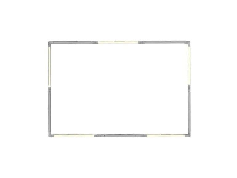 BABY CARE Laufgitter Melange Grey 2.19 m x 1.47 m x 63 cm