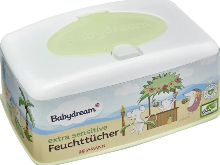 Babydream Feuchttücher extra Sensitive Box, 80 Stück