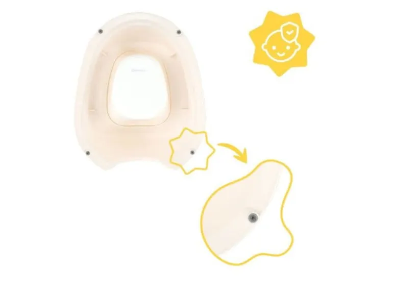 Badabulle Töpfchen Töpfchen Beige/Weiss