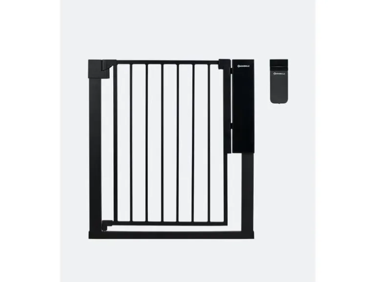 Badabulle Treppenschutzgitter Safe & Pass Metall Schwarz 75-81.5 cm