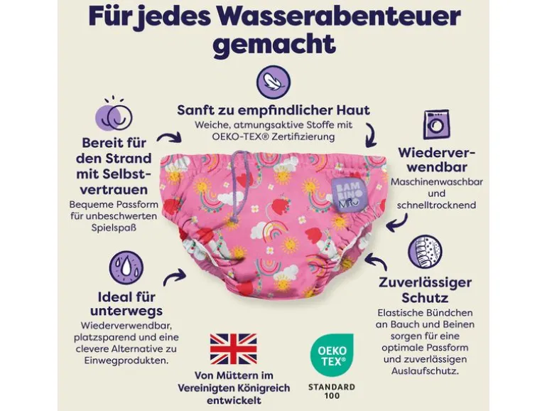 Bambino Mio Schwimmwindel Gr. 1
