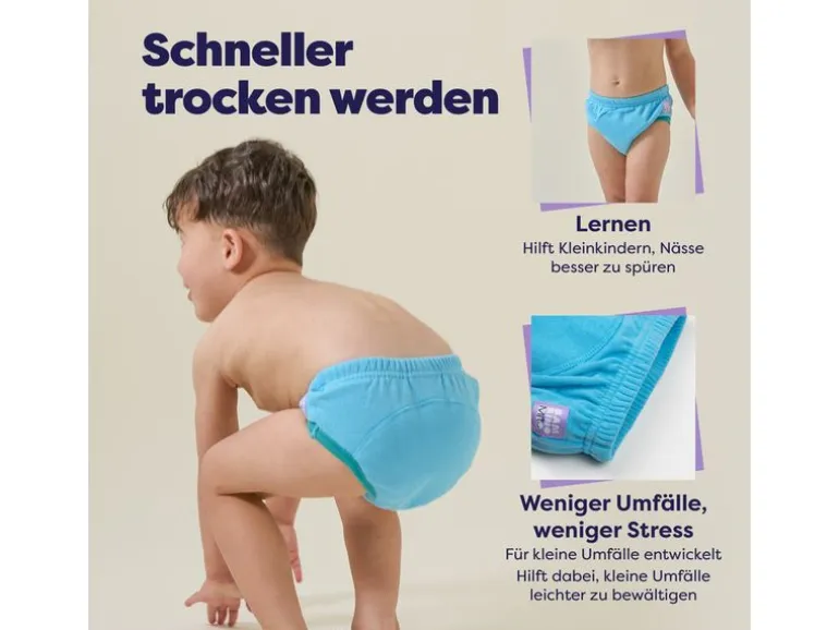 Bambino Mio Töpfchen-Trainingshose Grösse 6