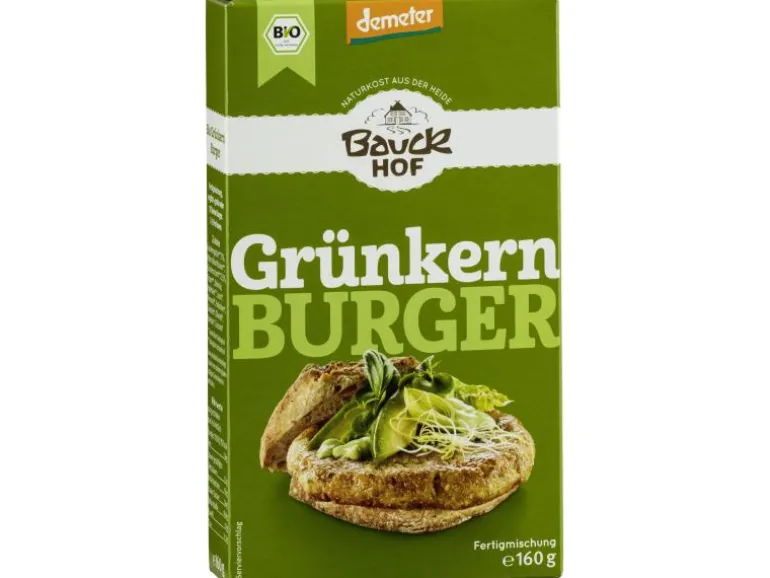 Bauck Mühle Bio Demeter Burger Grünkern 160 g