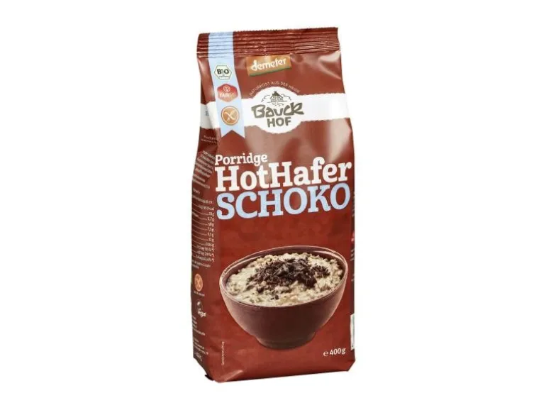 Bauck Mühle Müesli Bio Demeter Hot Hafer Schoko glutenfrei 400 g