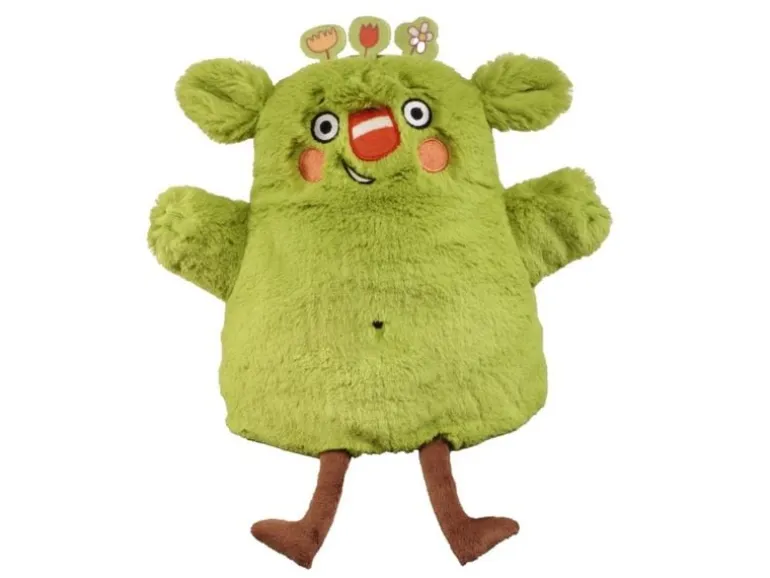 Bauer Das kleine Wir Handpuppe 20 cm, Grün, PES