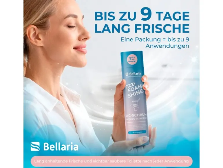 Bellaria WC-Reiniger Schaum «deep ocean» 700 ml