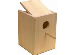 BEWO Wellensittich-Nistkasten 13 x 14 cm H 19 cm