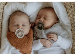 Bibs Bandana Bib Bio-Baumwoll-Musselin Weiss Elfenbein