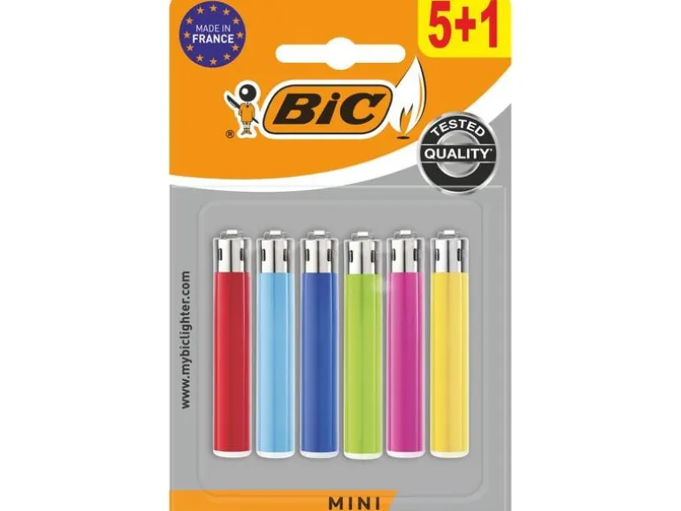 BIC J25 Mini, Assortiert, 5+1er-Pack