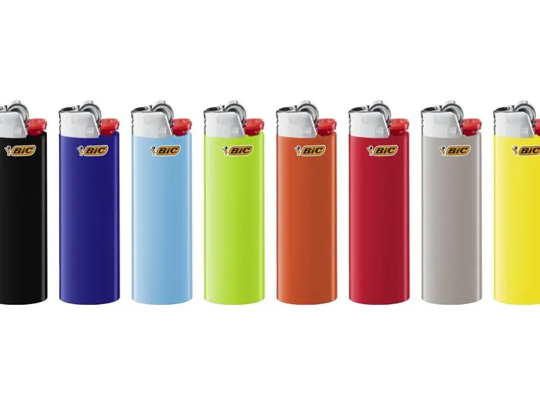 BIC Reibradfeuerzeug J26 Maxi, 6er Pack