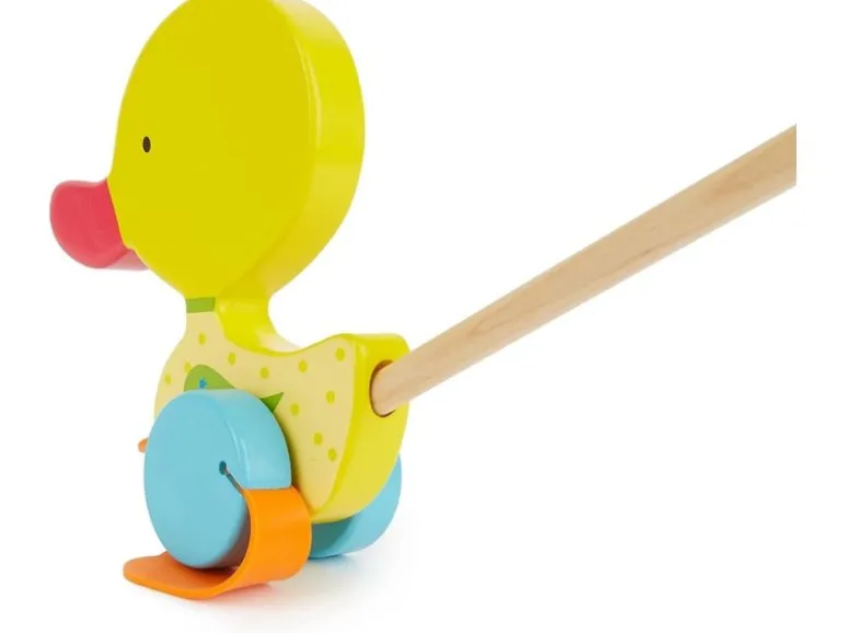 bieco Schiebespielzeug Roller-Strichwatscheente Gelb
