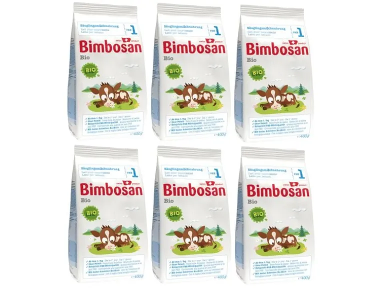 Bimbosan Anfangsmilch Bio 1 Auffüllpack 6 x 400 g