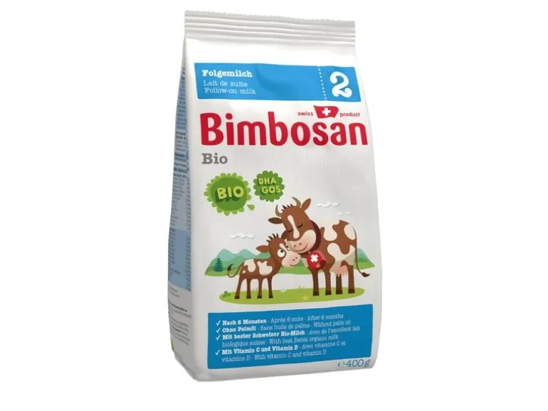 Bimbosan Folgemilch Bio 2, Auffüllpack 6 x 400g